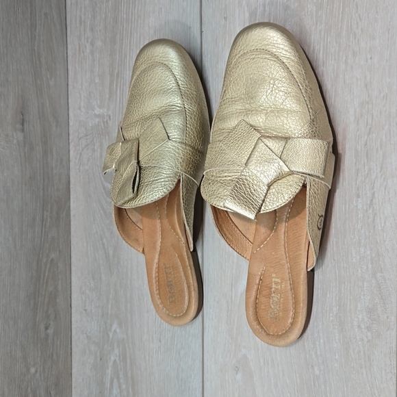 Born Women Leather Loafer Slip on flats shoes sz 9M - Picture 2 of 10